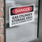 Signmission Gas Cylinder Storage Area Keep All Cylinders Danger Sign, Vinyl Decal, 10in W x 7in L, 2PK OS-2PACK-DS-D-710-L-2055 - alternate 6